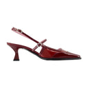Cecile 25 Sandals Carel Leather Burgundy