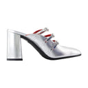 Fatale Sandals Carel Leather Silver