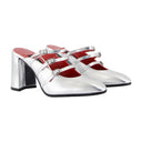 Fatale Sandals Carel Leather Silver