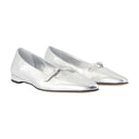 Emilie Ballerinas Carel Leather Silver