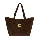 كيس المتسوق Clemenceau Carel Leather Brown