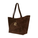 كيس المتسوق Clemenceau Carel Leather Brown