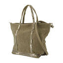 S Shopper Bag Vanessa Bruno Linen Khaki