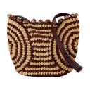 Panier Pm Crossbody Vanessa Bruno Raphia Burgundy