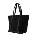 M Bag de comprador Zippe Vanessa Bruno Cotton Black