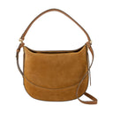 Borsa a tracolla mm giornaliera Vanessa Bruno in pelle marrone