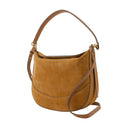 Borsa a tracolla mm giornaliera Vanessa Bruno in pelle marrone