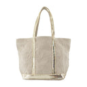 M Zippe Shopper Bag Vanessa Bruno Linen محايدة