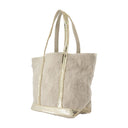 M Zippe Shopper Bag Vanessa Bruno Linen محايدة