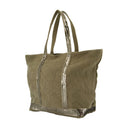 M Zippe Shopper Bag Vanessa Bruno Line Khaki