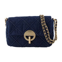 Moon Moyen Shoulder Bag Vanessa Bruno Cotton Blue