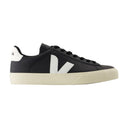 Campo Sneakers In Black And White Chromefree Leather