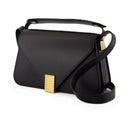 Concierto Arpege Shoulder Bag Lanvin Leather Black