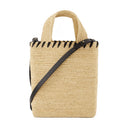 Shopper Bag Lanvin Wicker Neutral
