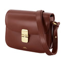 Bolso hobo pequeño Grace A.P.C. Cuero Avellana