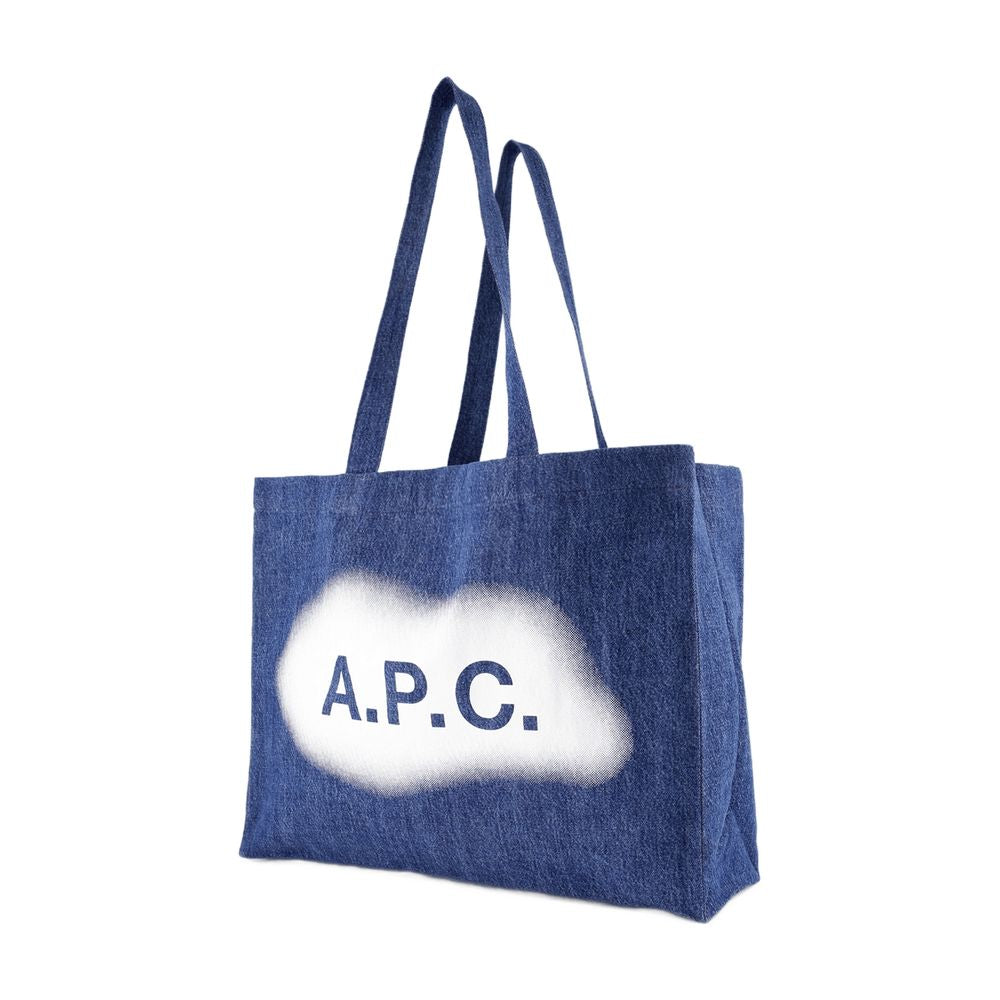 Diane Tote Bag A.P.C Cotton Blue