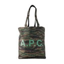 Lou Reversible Tote Bag A.P.C. Kaki synthétique