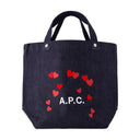 Thais Mini Blondie Shopper Bag A.P.C. Bomullsblå
