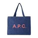 Diane Shopper Bag A.P.C. Cotton Blue Denim