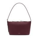 Bolso Vera Bandolera A.P.C. Cuero Burdeos