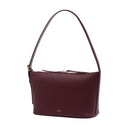 Bolso Vera Bandolera A.P.C. Cuero Burdeos