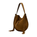 Oskan Soft Folk Gz Shopper Bag Isabel Marant Leather Brown