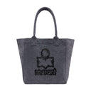 Small Yenky Gf Shopper Bag Isabel Marant Cotton Grey
