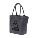 Small Yenky Gf Shopper Bag Isabel Marant Cotton Grey