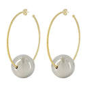 Hoops Ga Earrings Isabel Marant Metal Gold