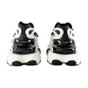 Eenhoorn sneakers balmain leer zwart/ wit