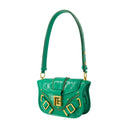 Blaze schoudertas Balmain Leather Green