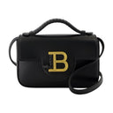 B Buzz Mini 17 Crossbody Balmain Leather Black
