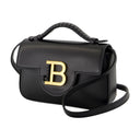 B Buzz Mini 17 Crossbody Balmain Leather Black