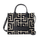 B Ejército Small Shopper Bag Balmain Algodón Cabal/Negro