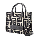 B Ejército Small Shopper Bag Balmain Algodón Cabal/Negro