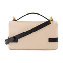 B Buzz 24 Crossbody Balmain in pelle neutra/nera