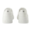 B Les baskets de la Cour Balmain en cuir blanc