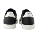 Swan Sneakers Balmain Leather Black/White
