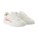 Swan Sneakers Balmain Leather Red/White
