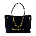 1945 Soft Sponge Shopper Bag Balmain Synthetic Black