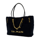 1945 Soft Sponge Shopper Bag Balmain Synthetic Black
