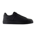B Court Sneakers Balmain Leather Black