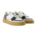 B Flip Flip Sneakers Balmain de cuero gris