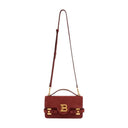 B Buzz 24 Shoulder Bag Balmain Leather Red