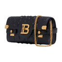 B Buzz Pouch 23 Balmain Leather Black
