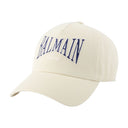 College Emb Cap Balmain Cotton Beige