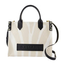 B Army Small Shopper Bag Balmain Leather Beige