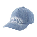 Emb Logo Hat Balmain Cotton Blue