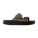 Etna Sandals Veja Leather Khaki