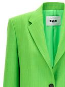 Msgm Single Breasted Blazer